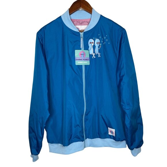 Strange Planet Jackets & Blazers - NWT Strange Planet bomber Jacket Windbreaker‎ Sz M